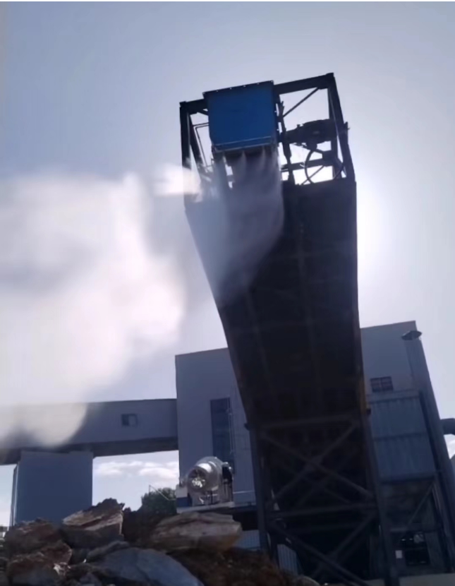 下料口干霧抑塵系統(tǒng)