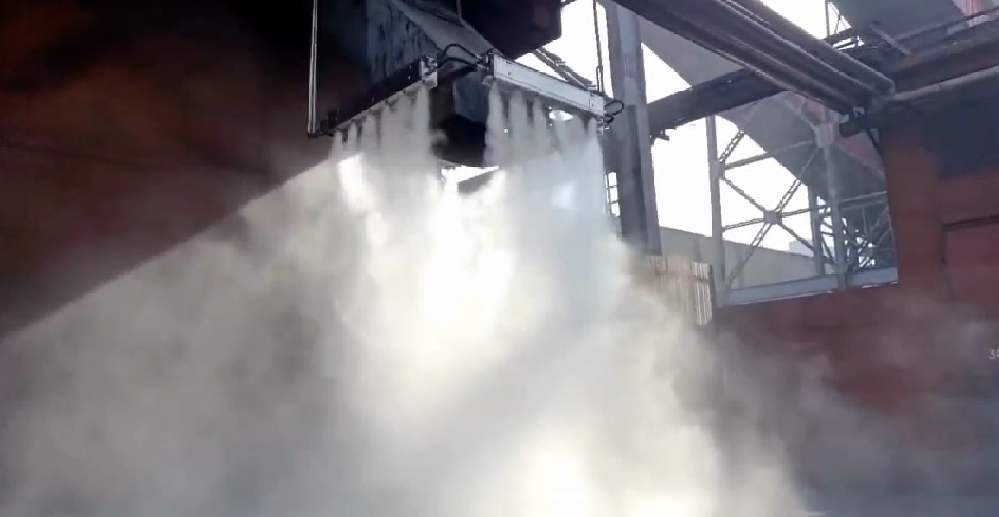 下料口干霧抑塵系統(tǒng)
