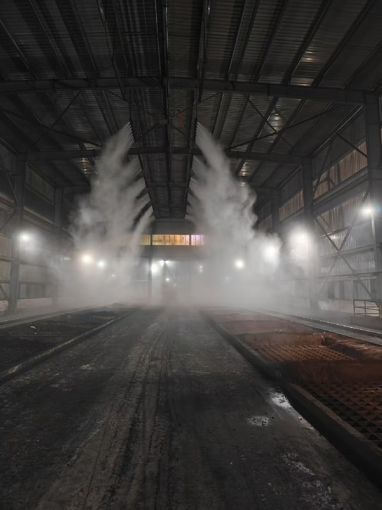 鋼鐵廠(chǎng)高壓雙流體干霧抑塵系統(tǒng)